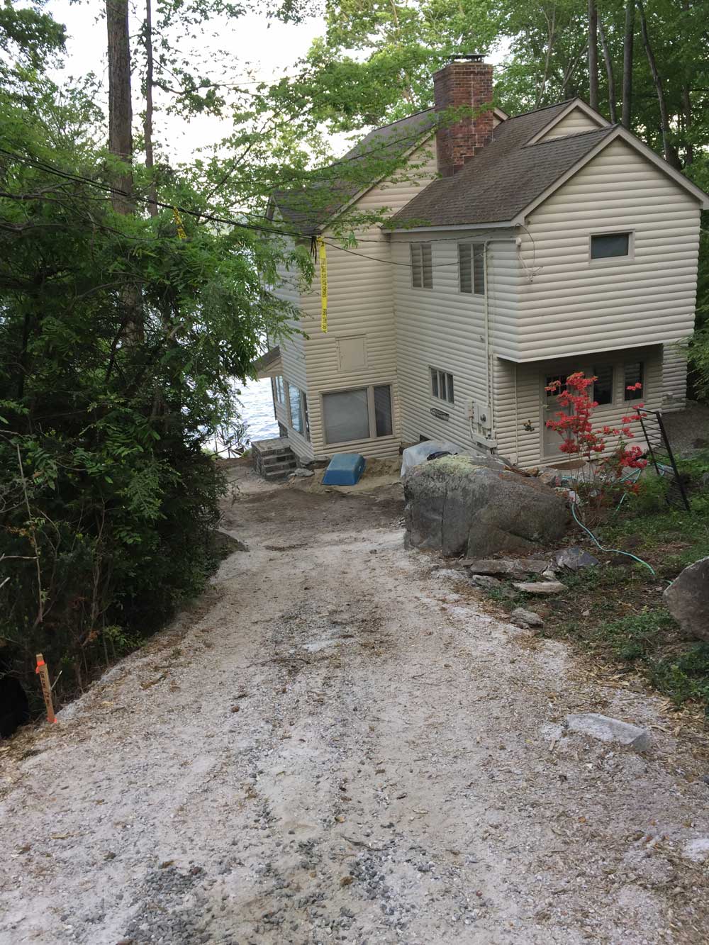 before-driveway-camilla-landscaping